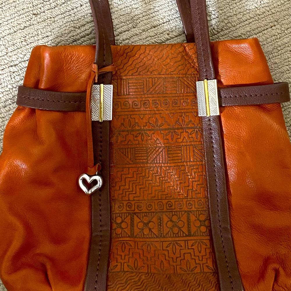 Brighton Leather Handbag Satchel Tote
